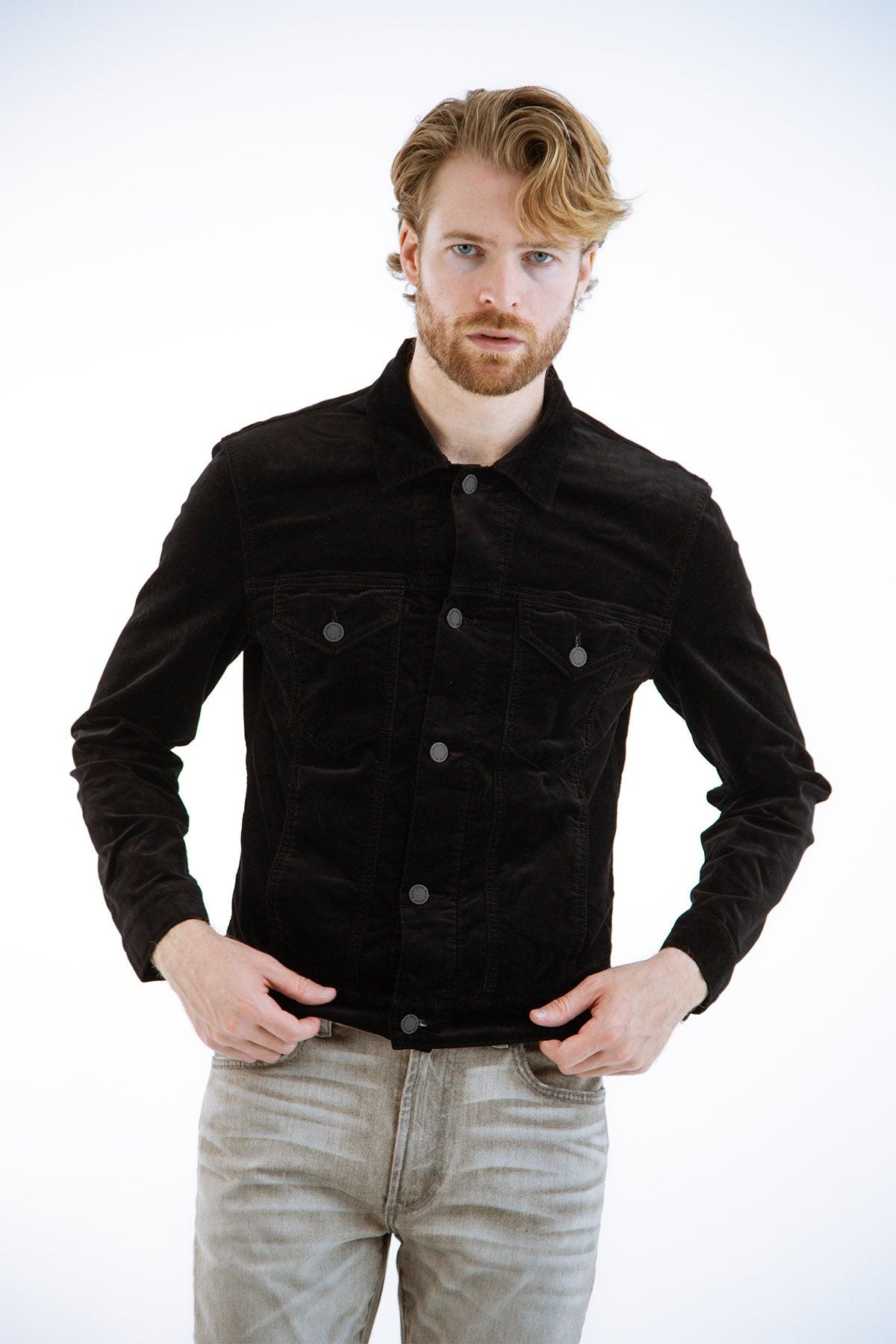 Jacket shop jeans noir