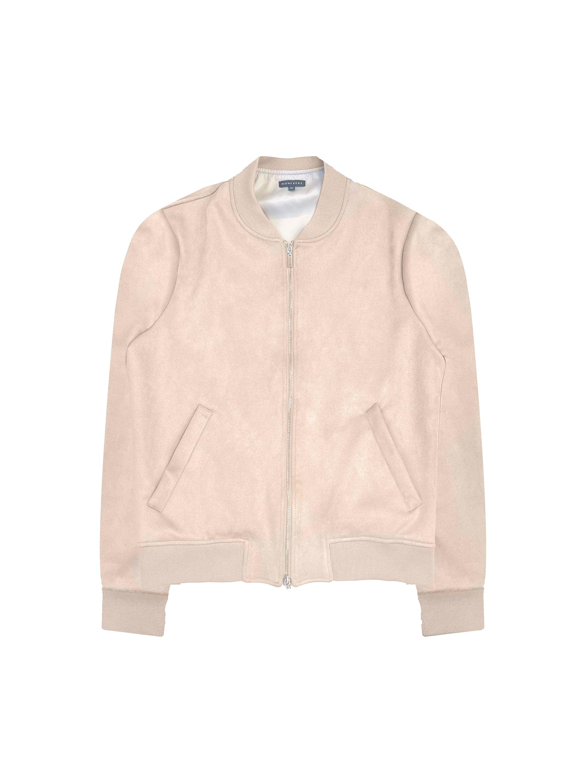 Frenckenberger suede bomber jacket - Neutrals